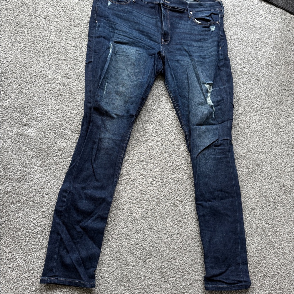 Express Women's Distressed Blue Jeans 18L